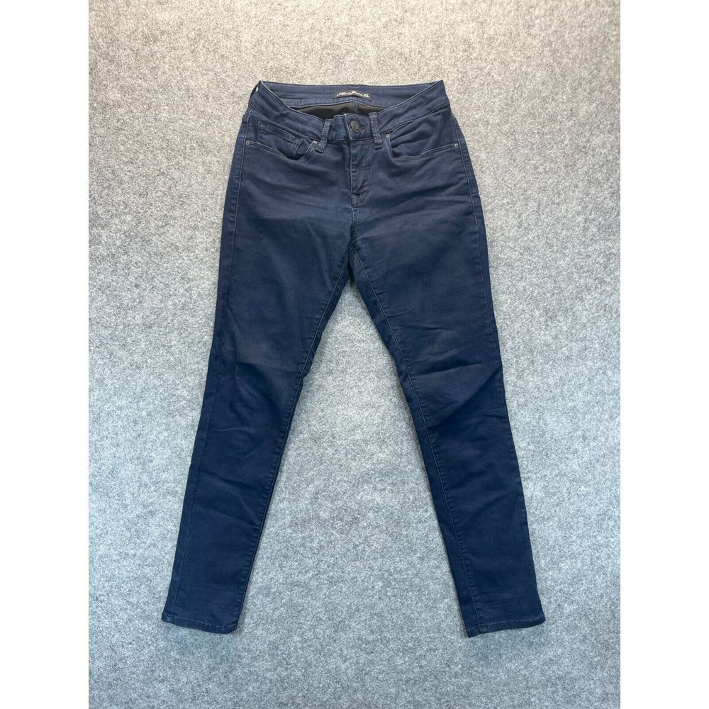 Mavi Jeans Women's 26x28 Skinny Dark Blue Stretch Mid‎ Rise Denim